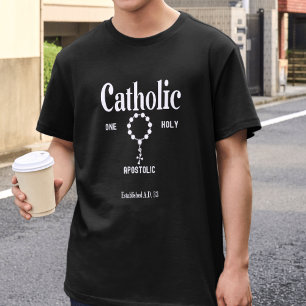 Camiseta de la Cruz de la Iglesia Católica Apostól