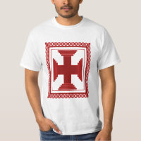 Camiseta de la Cruz Roja Enmarcada