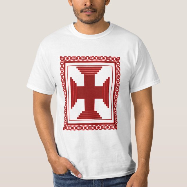 Camiseta de la Cruz Roja Enmarcada (Anverso)