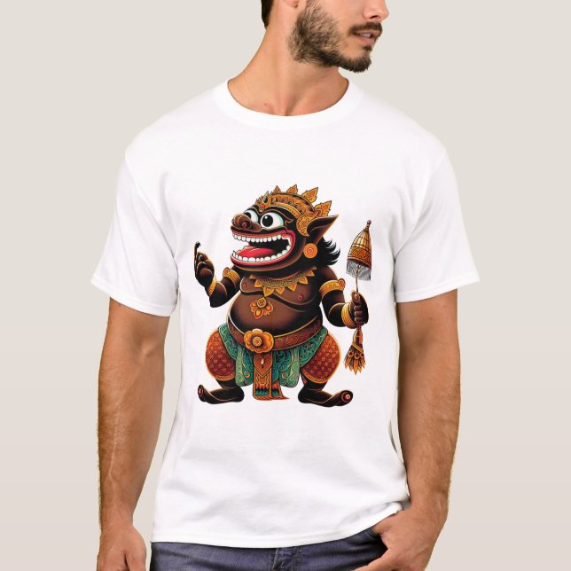 Camiseta de la cultura javanesa WAYANG (Anverso)