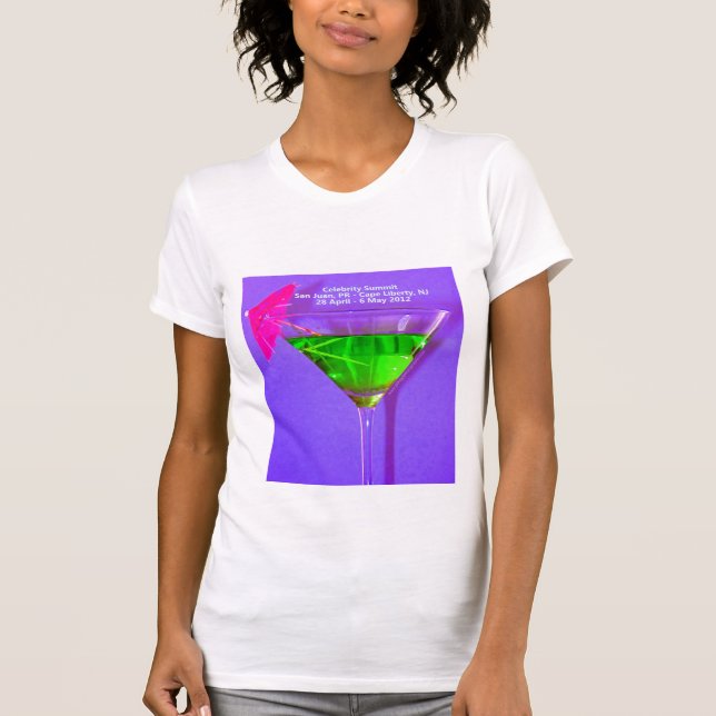 Camiseta de la cumbre de la celebridad con (Anverso)