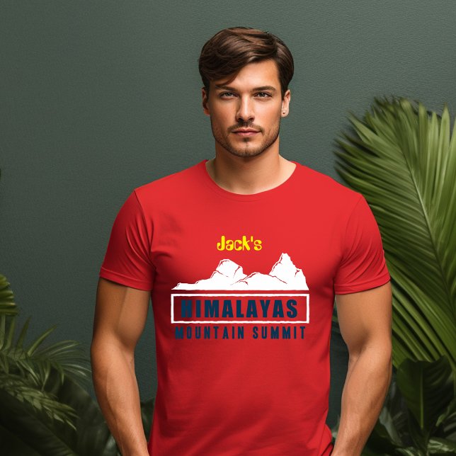 Camiseta de la Cumbre de la Montaña Himalayas (Subido por el creador)