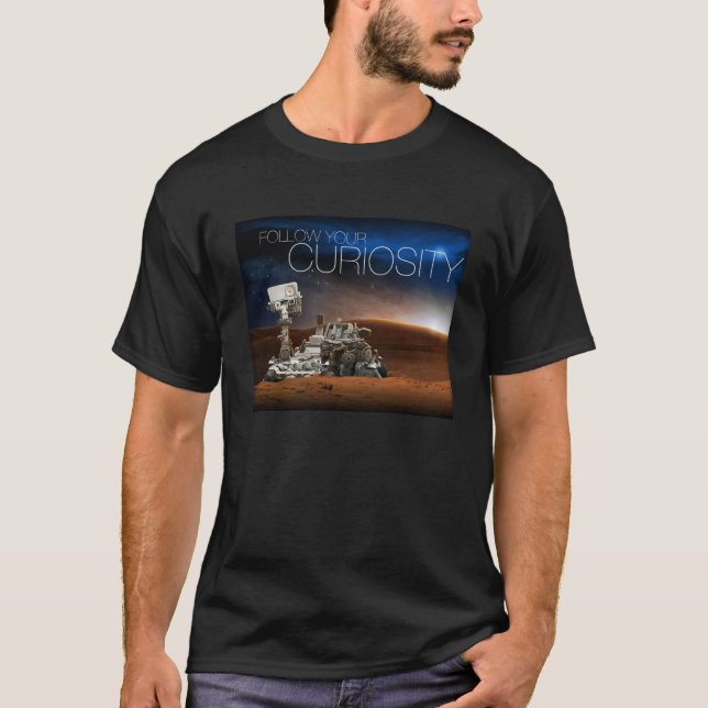 Camiseta de la curiosidad de Marte (Anverso)