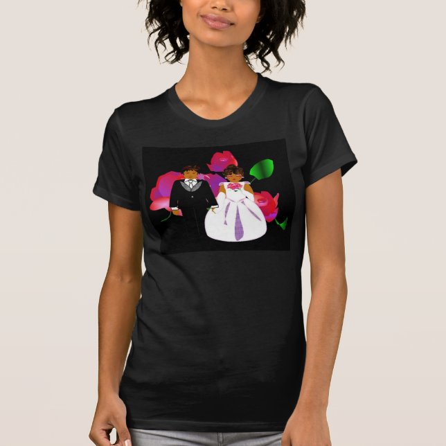 Camiseta de la "dama de honor" de la boda - Person (Anverso)