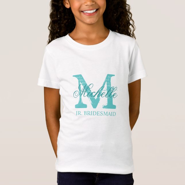 Camiseta de la dama de honor junior de Monogram jr (Anverso)