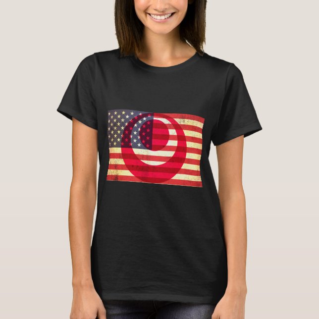 Camiseta de la dama Hafu American/Okinawawan (Anverso)