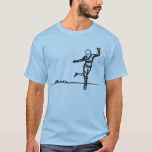 Camiseta de la danza de golpecito