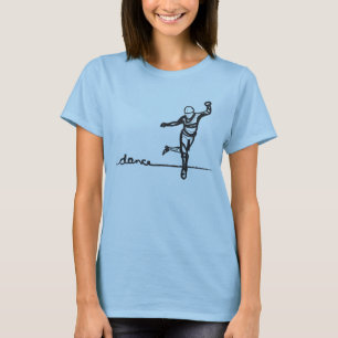 Camiseta de la danza de golpecito (cabida)
