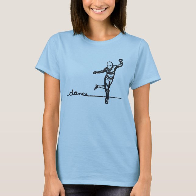Camiseta de la danza de golpecito (cabida) (Anverso)