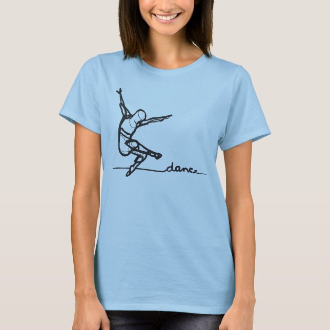 Camiseta de la danza moderna (cabida) (Anverso)
