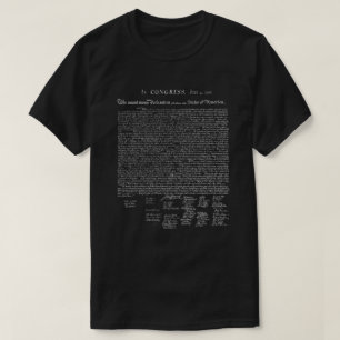 Camiseta de la Declaración de Independencia