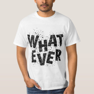 Camiseta de la Declaración Minimalista Divertida