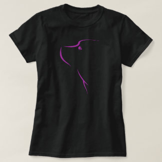 Camiseta de la dedicación del perro (hembra,