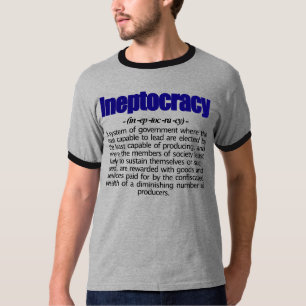Camiseta de la definición de Ineptocracy