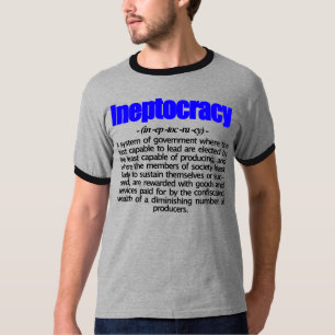 Camiseta de la definición de Ineptocracy