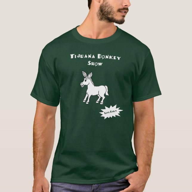 Camiseta de la demostración del burro (Anverso)