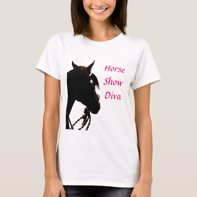 Camiseta de la demostración del caballo (Anverso)