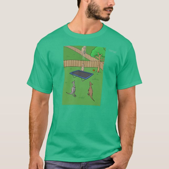 Camiseta de la despedida del trampolín del canguro (Anverso)