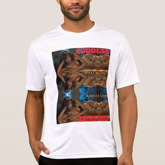 Camiseta de la diosa conducida por la miel masculi (Anverso)