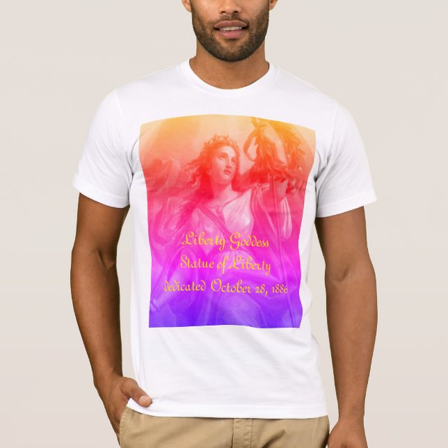 Camiseta de la diosa de la libertad (Anverso)