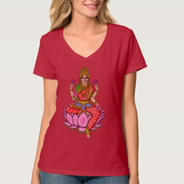 Camiseta de la diosa Lakshmi (Anverso)