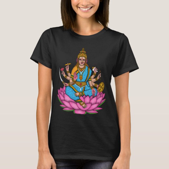Camiseta de la Diosa Lakshmi (Anverso)