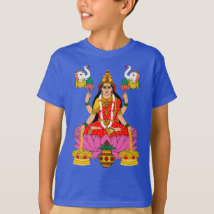 Camiseta de la diosa Lakshmi – Diosa hindú de la r