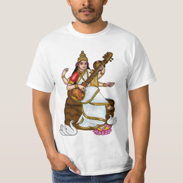 Camiseta de la diosa Saraswati (Anverso)