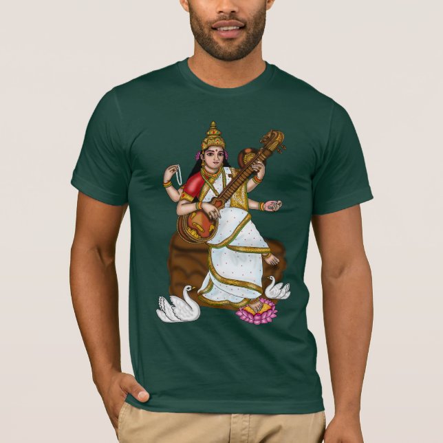 Camiseta de la Diosa Saraswati (Anverso)