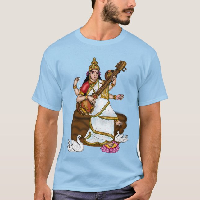 Camiseta de la diosa Saraswati (Anverso)