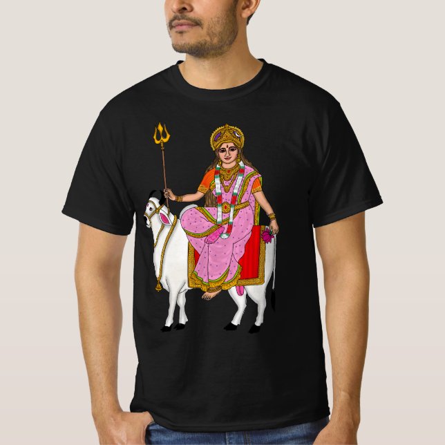Camiseta de la Diosa Shailputri (Anverso)