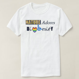 Camiseta de la diversidad