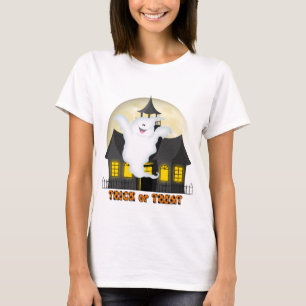 Camiseta de la diversión de la casa encantada de