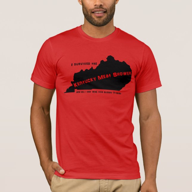 Camiseta de la ducha de la carne de Kentucky (Anverso)