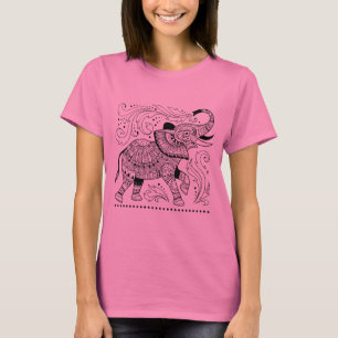 Camiseta de la ducha del elefante