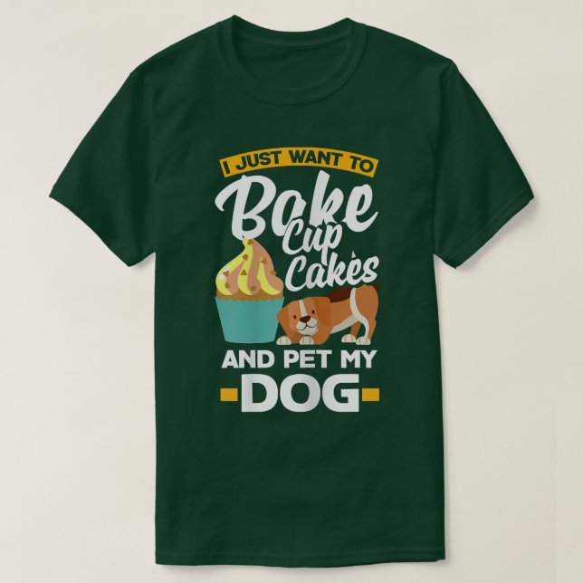 Camiseta de la dueña de un perro de pasteles para  (Diseño del anverso)