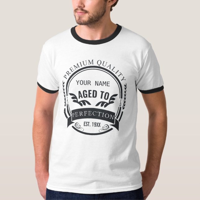 Camiseta De la edad a la perfección (Anverso)