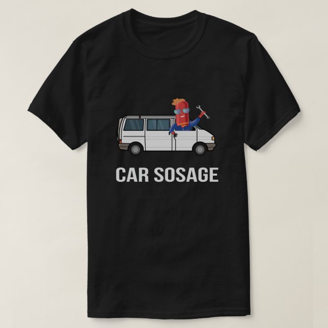 camiseta de la edad t4 del coche SOS (Diseño del anverso)