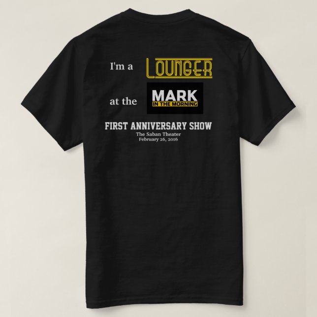Camiseta de la edición especial de la demostración (Reverso del diseño)