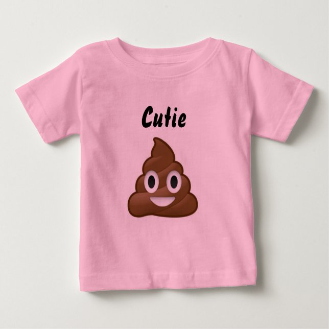 Camiseta de la emoji de Cutie Poo (Anverso)