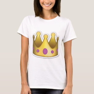 Camiseta de la emoji de la corona