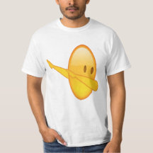 Camiseta de la emoji que frota
