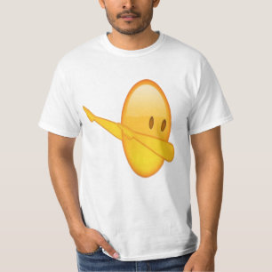 Camiseta de la emoji que frota
