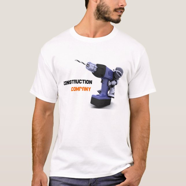 Camiseta de la empresa de la construcción (Anverso)