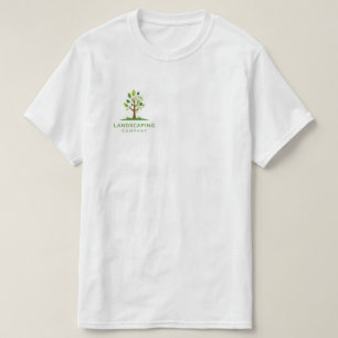 Camiseta de la empresa de paisajismo personalizado