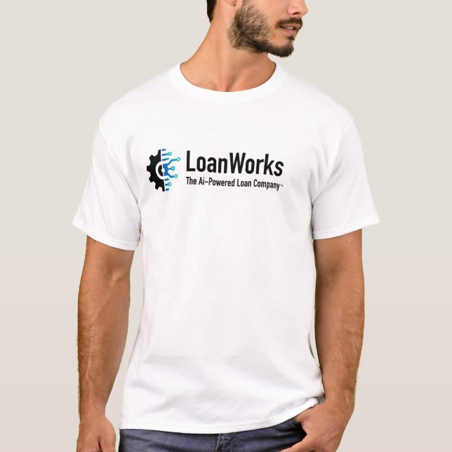 Camiseta de la empresa LoanWorks - Blanco (Anverso)