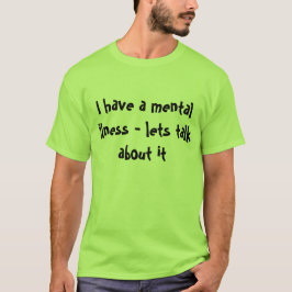 Camiseta de la enfermedad mental
