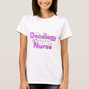 Camiseta de la enfermera de la oncología