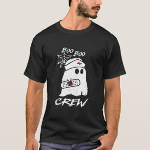 camiseta de la enfermera de la tripulación de hall