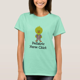 Camiseta de la Enfermera Pediátrica Chick Ringer